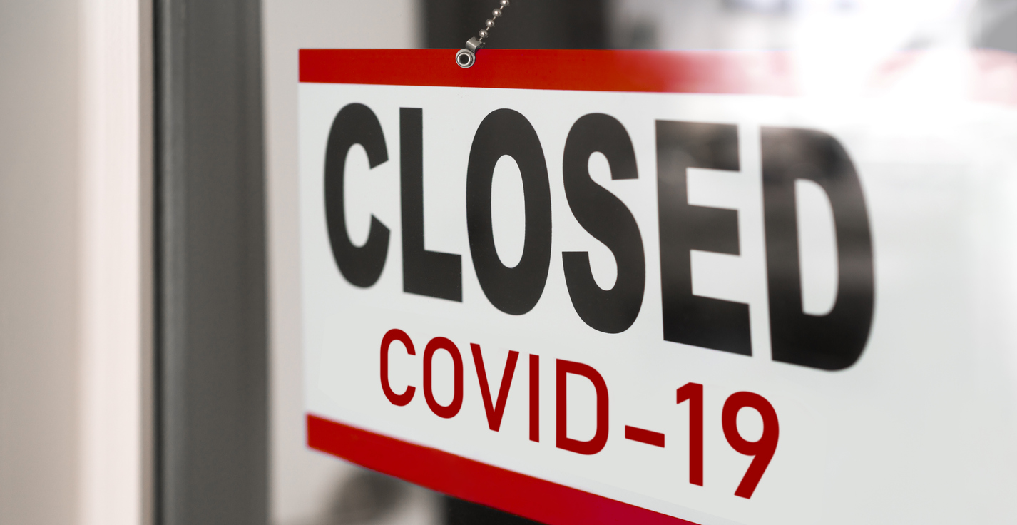 Closed businesses for COVID-19 pandemic outbreak