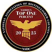 Hasner Law Nation's Top One Percent NADC